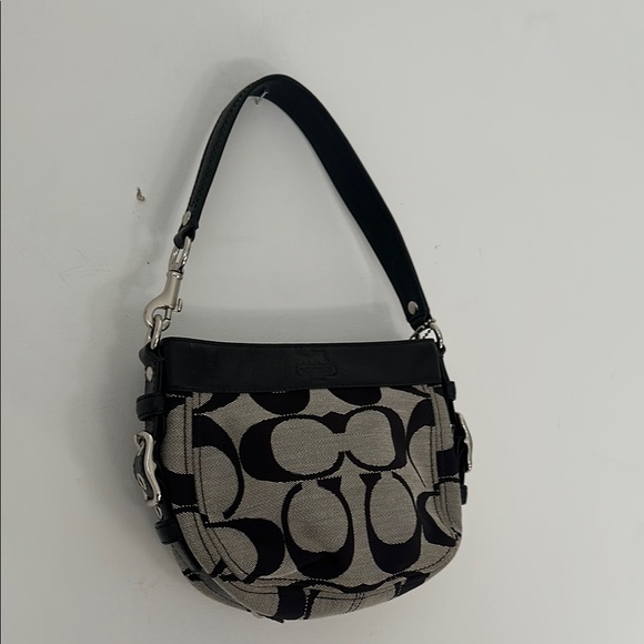 Coach VINTAGE Y2K Signature Denim Zoe Shoulder Bag - Picture 1 of 10